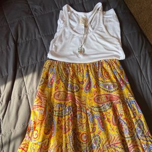 Lauren by Ralph Lauren Peasant Skirt